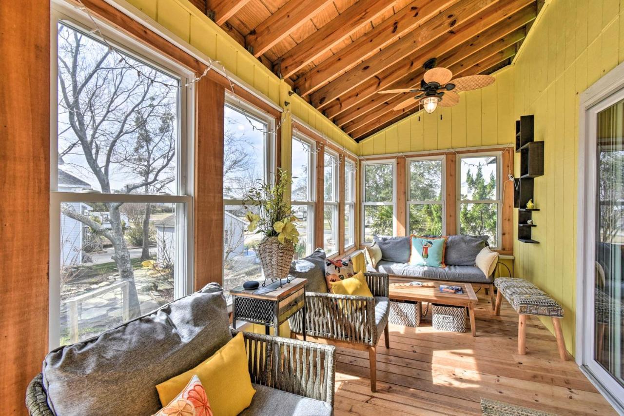 High-End Canalfront Paradise With Dock And Kayaks! Kill Devil Hills Kültér fotó