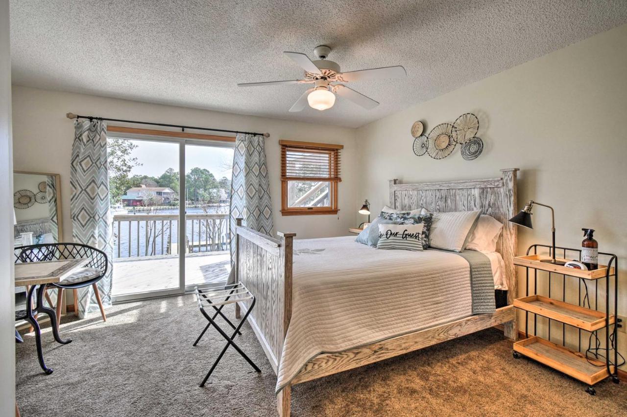 High-End Canalfront Paradise With Dock And Kayaks! Kill Devil Hills Kültér fotó